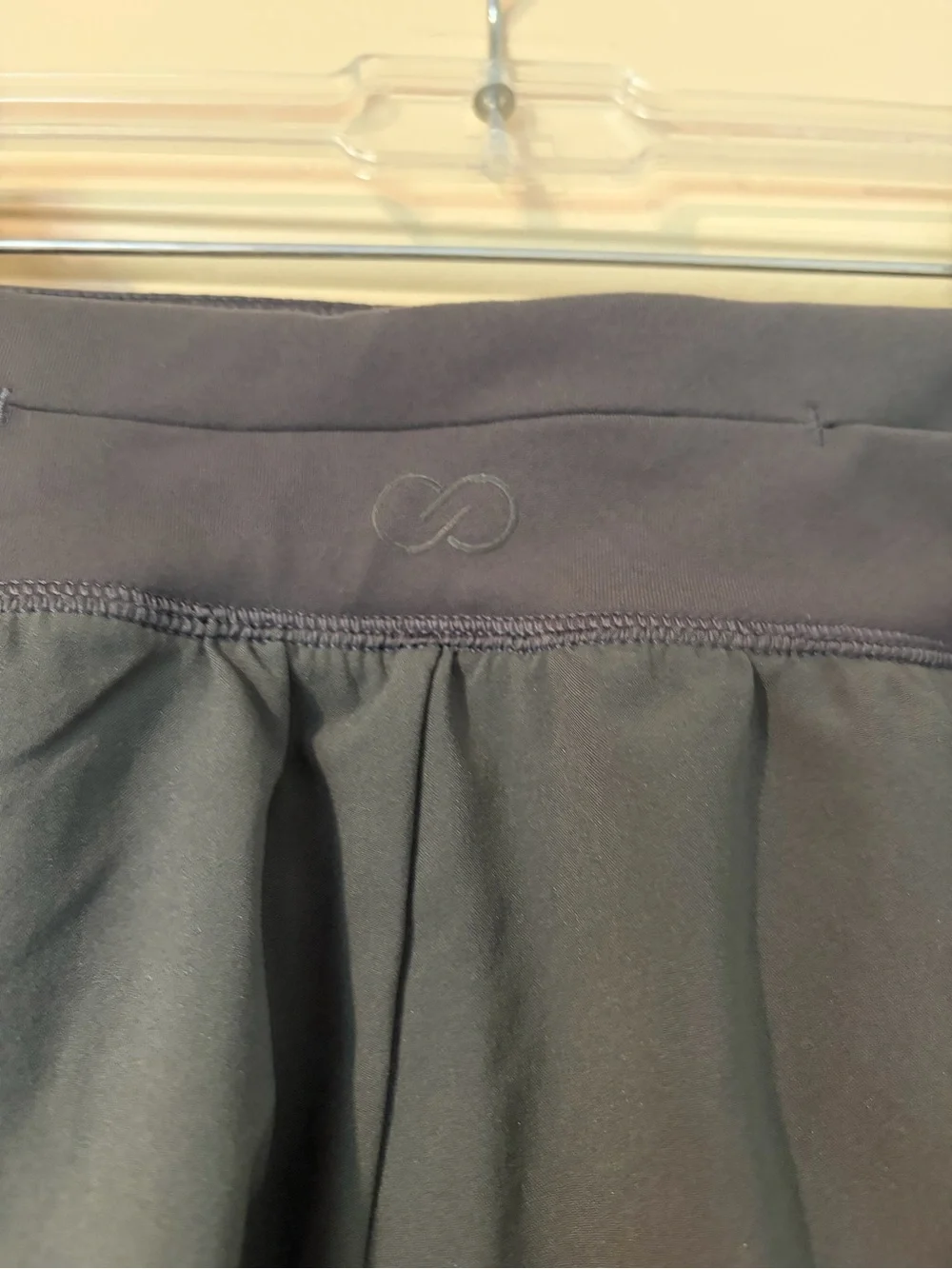 Calia Dark Gray Ruffle Athletic Shorts Size S